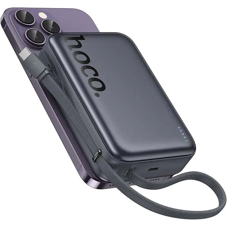Зовнішній акумулятор Hoco Q44A Origen MagSafe 20000mAh 45W Metal Gray (659673) [165929] - фото 6