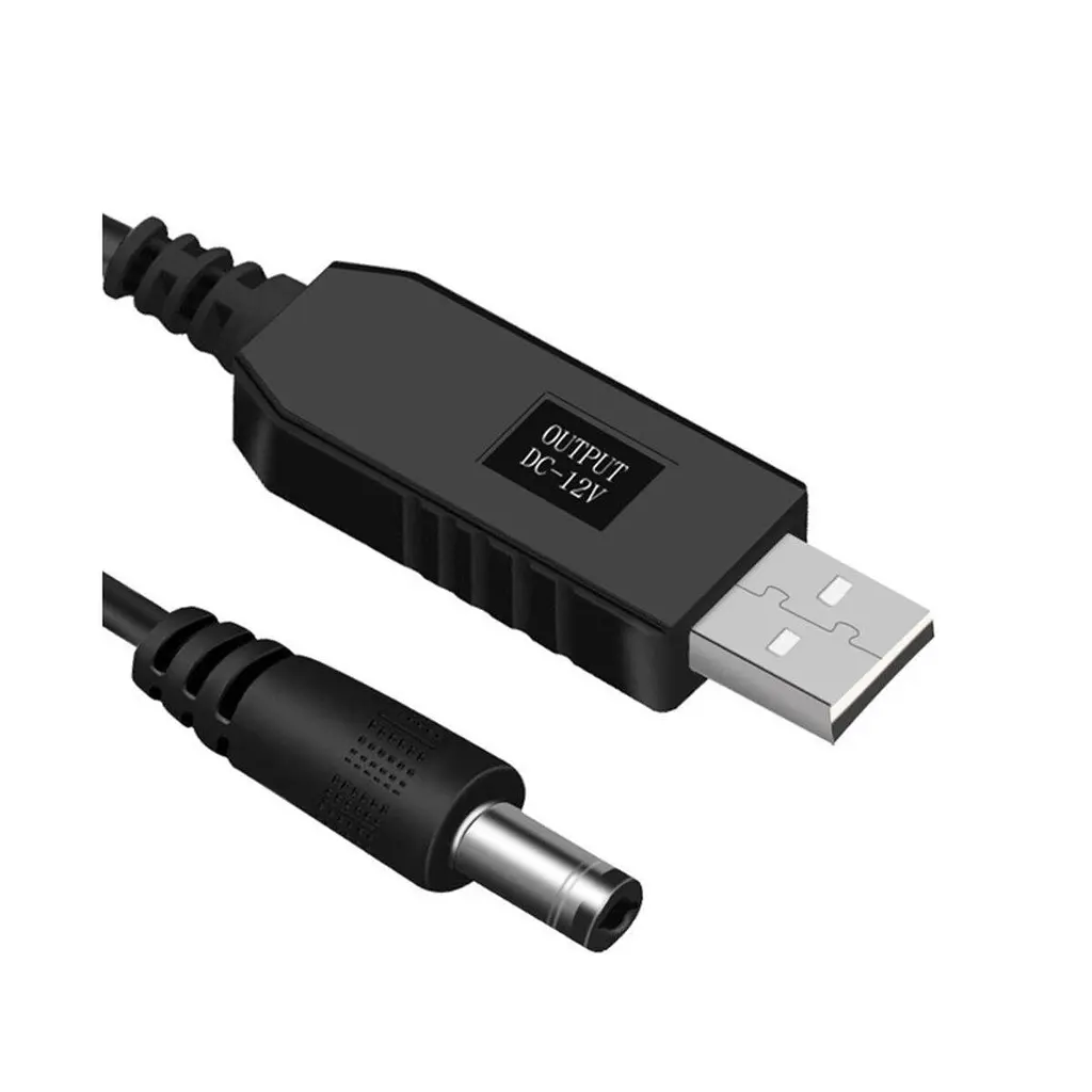 Кабель для роутера USB-DC 5V-12V (1м) підключення від повербанка