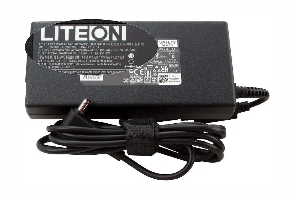 Блок живлення для ноутбука Acer 230W (19.5V 11.8А 5.5x1.7мм) LiteON PA-1231-16A [KP23003002] - фото 4