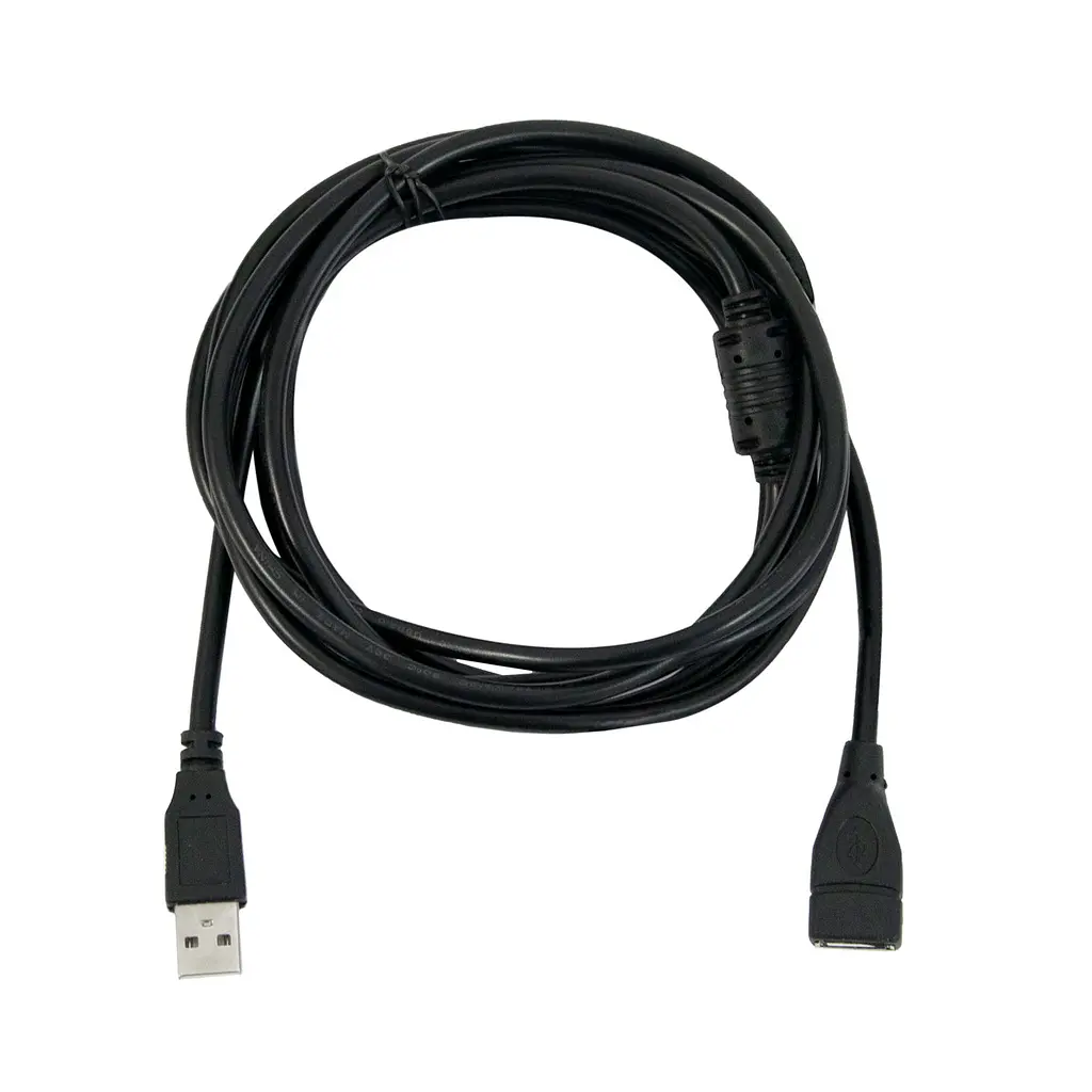 USB удлинитель 2.8 м "High speed computer cable" Черный, кабель USB "папа-мама" (ЮСБ подовжувач) - фото 5