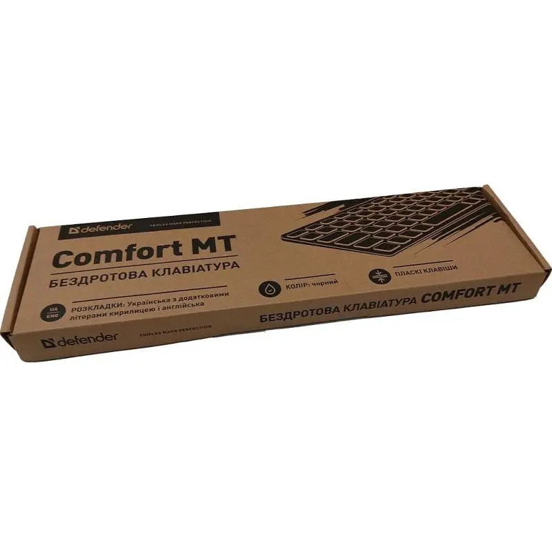 Клавіатура Defender Comfort MT Wireless UA Black (450950) - фото 4