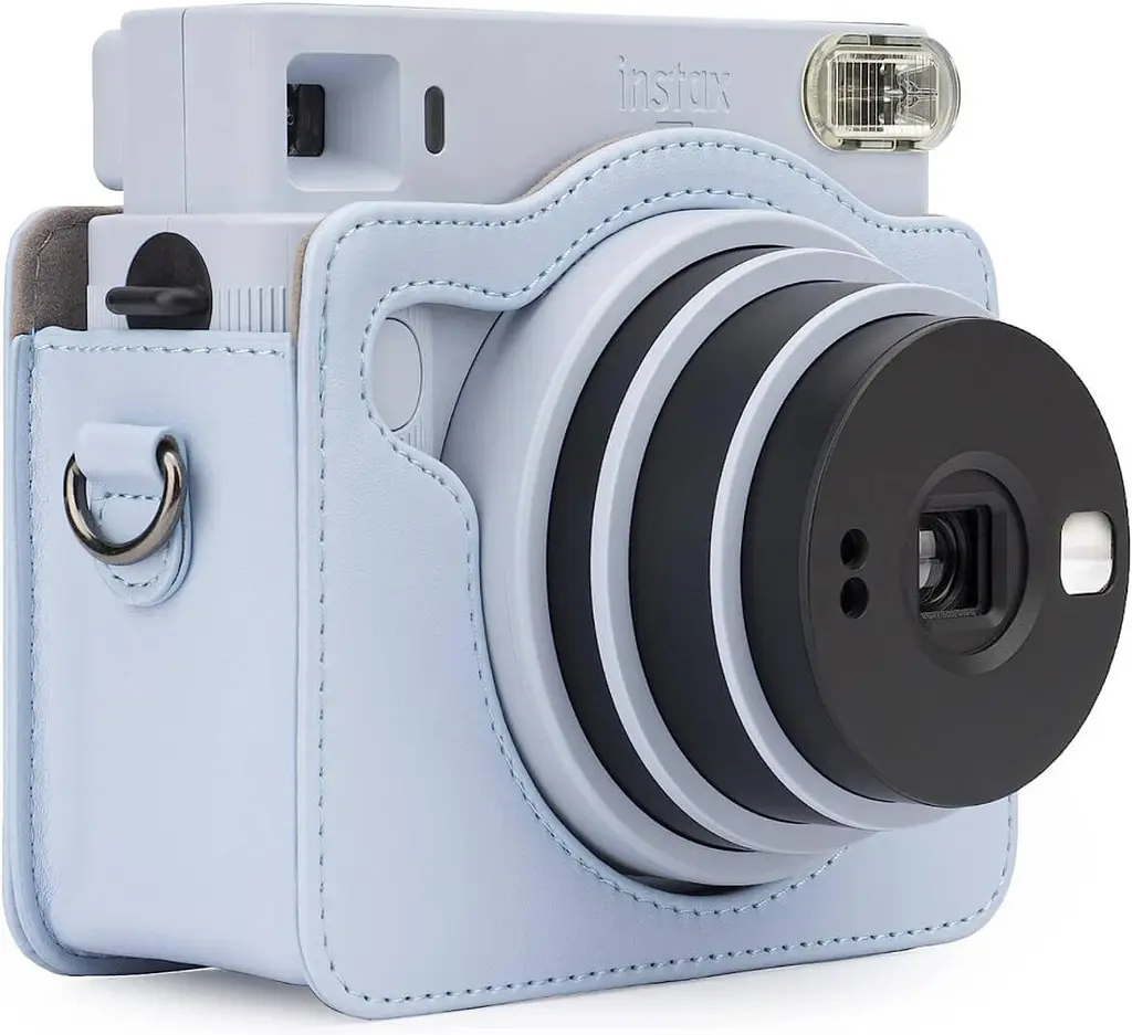 Подарочный набор камера Fujifilm Instax Square SQ1, Фотобумага 80 шт, Чехол, Фотоальбом 80 фото Голубой - фото 6