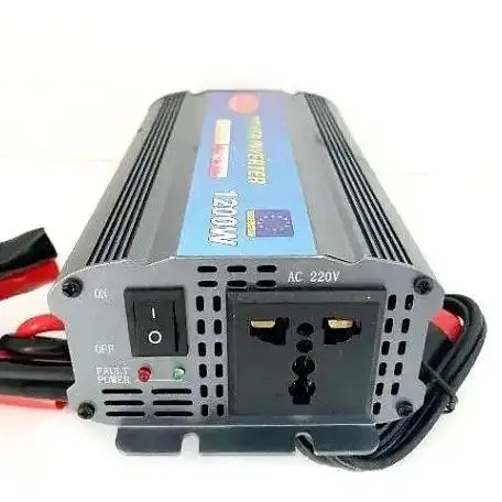 Преобразователь постоянного тока Wimpex 1200W инвертор для автомобиля 12-220В - фото 2