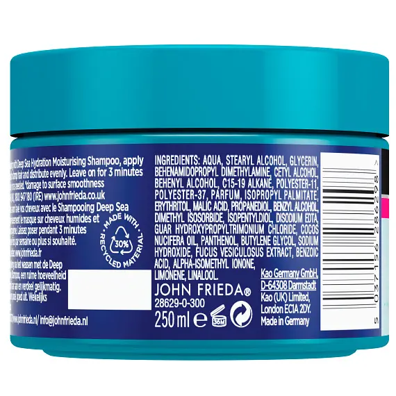 Маска для волосся зволожуюча John Frieda Deep Sea Hydration Moisturising Mask 250 мл - фото 2