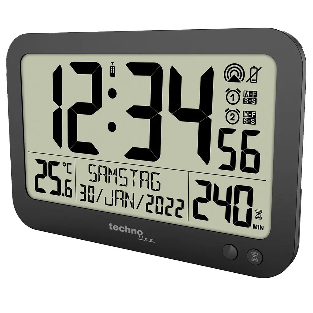 Годинник настінний Technoline WS8026 Black (WS8026) - фото 6
