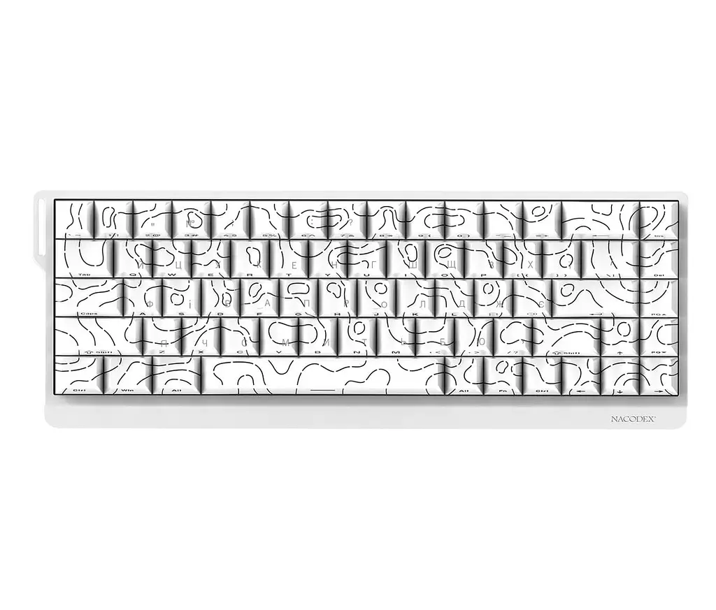 Клавіатура Ajazz NK68 V2 Red Switch (NK68-V2-R-S-W) U1 - фото 2