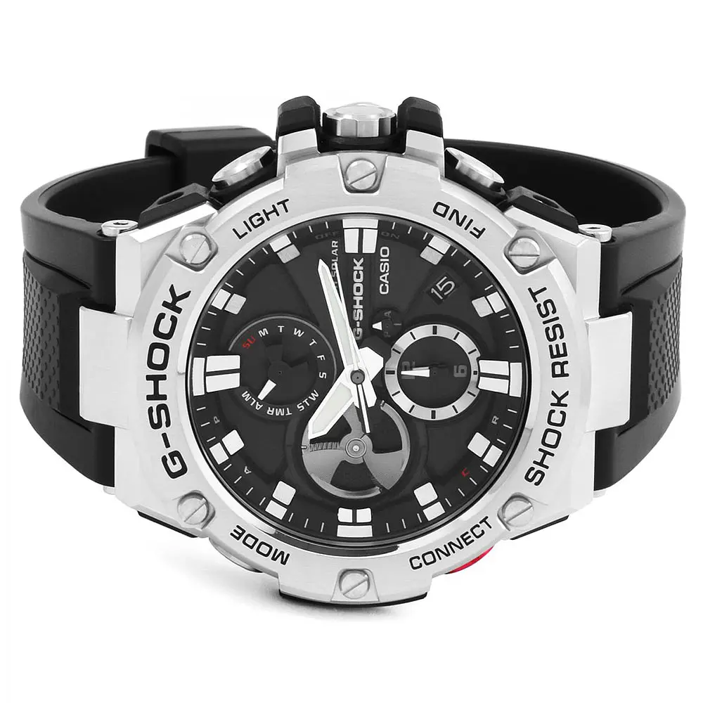 Наручний чоловічий годинник Casio G-Shock GST-B100-1AER Японія з полімерним ремінцем (модуль 5513) - фото 3