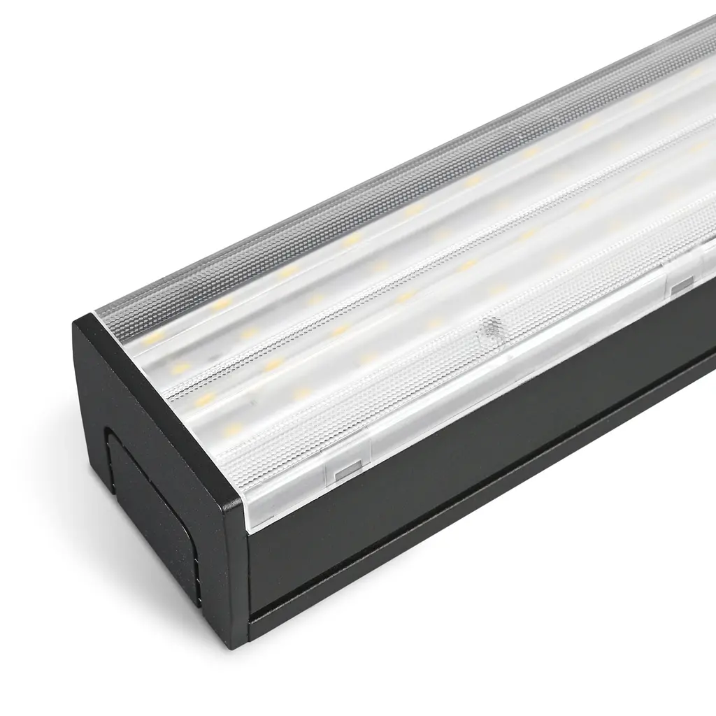 LED світильник Videx BN03 лінійний 30 Вт 0.6 м 5000 K 220 В чорний (VL-BN03-30065B) - фото 4
