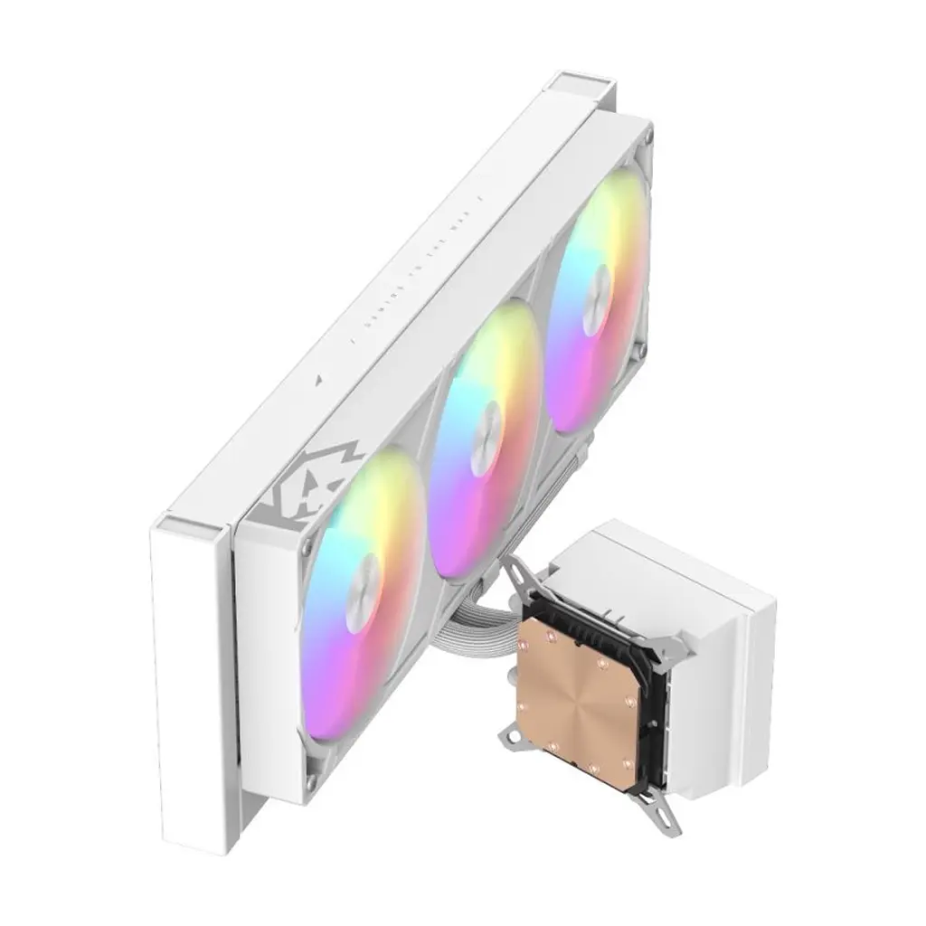 Система рідинного охолодження Gamemax GLACIER 360 LCD WH - фото 4