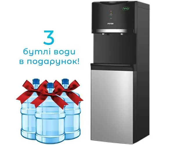 ViO X218-FCB, Кулер для води з компресорним охолодженням та нижнім завантаженням бутля - фото 2