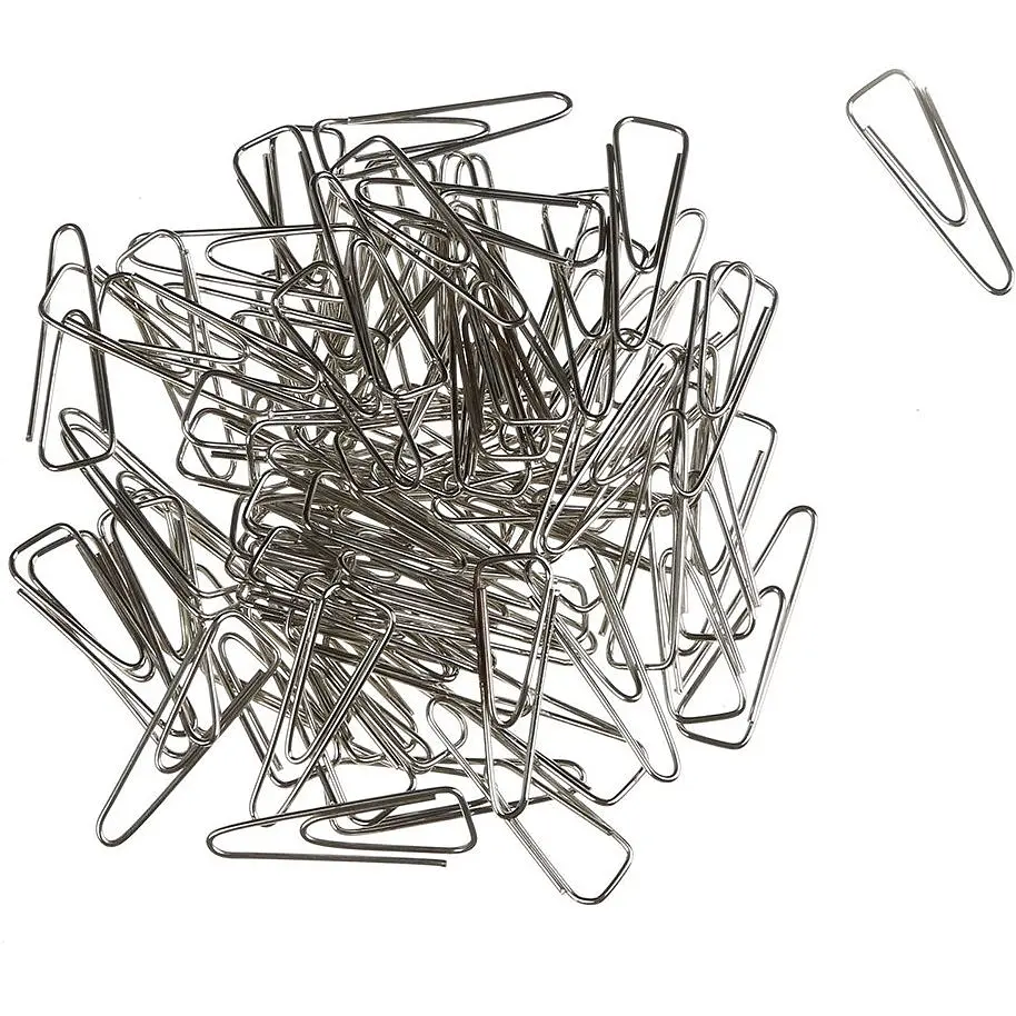 Скрепки никелированные Buromax 28 мм 100 шт. (BM.5023) - фото 2