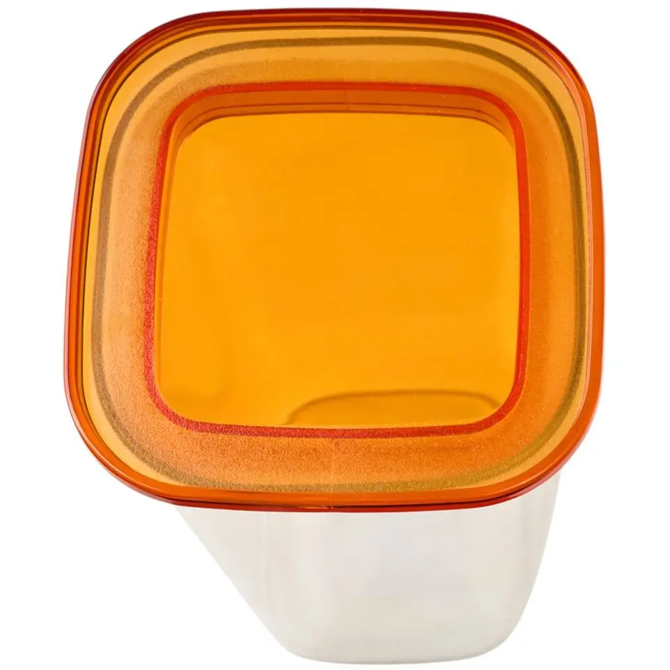 Ємність для зберігання MBM HOME 1.1 л прозора (KP-146 M T/ORANGE) - фото 3