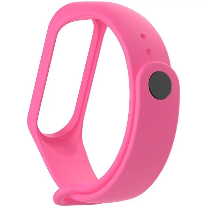 Ремінець Uwatch Replacement Silicone Band For Xiaomi Mi Band 3/4 Pink - фото 3