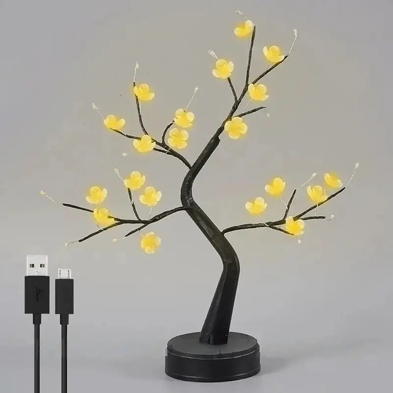 Декоративне дерево-світильник LED стильний XPRO 45 см (23457471701_396) - фото 6