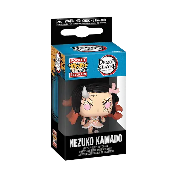 Фигурка брелок Funko Pop Фанко Поп Demon Slayer Nezuko Клинок рассекающий демонов Незуко 4 см DS NK K 02 - фото 3