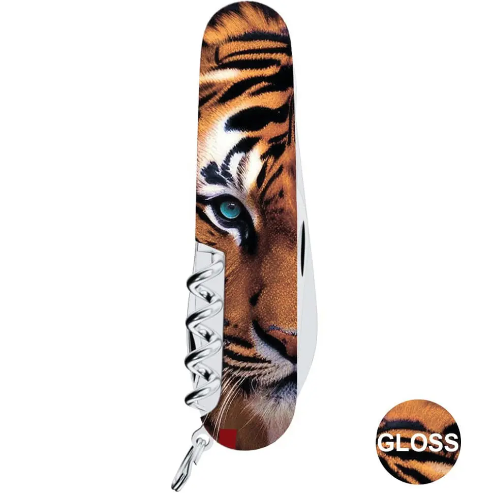 Ніж Victorinox Climber Animal 91мм 14функ Тигр - фото 4