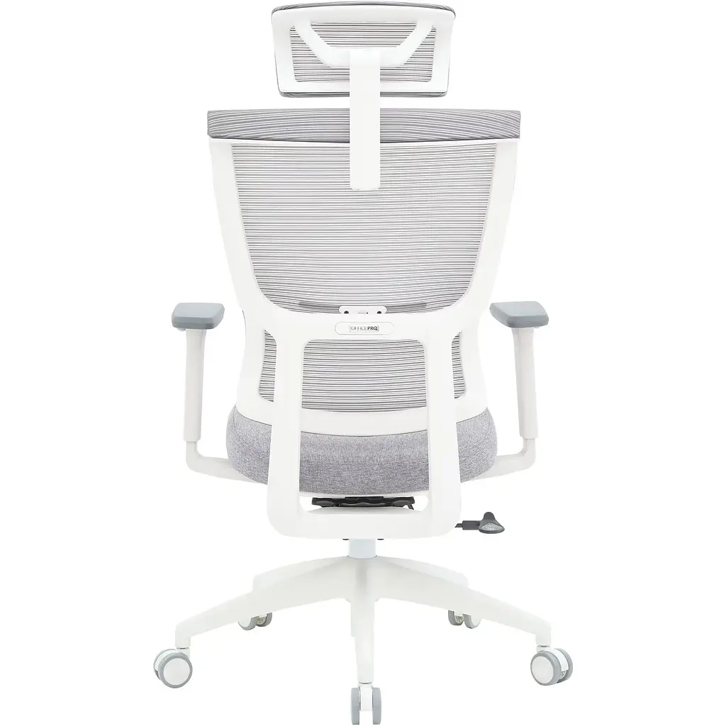 Офисное кресло OfficePro Elegant OC600-W-LG-LG White/Light Gray [148651] - фото 5