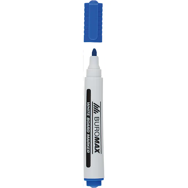 Маркер Buromax для магнитных сухостирающих досок синий (BM.8800-02) - фото 2