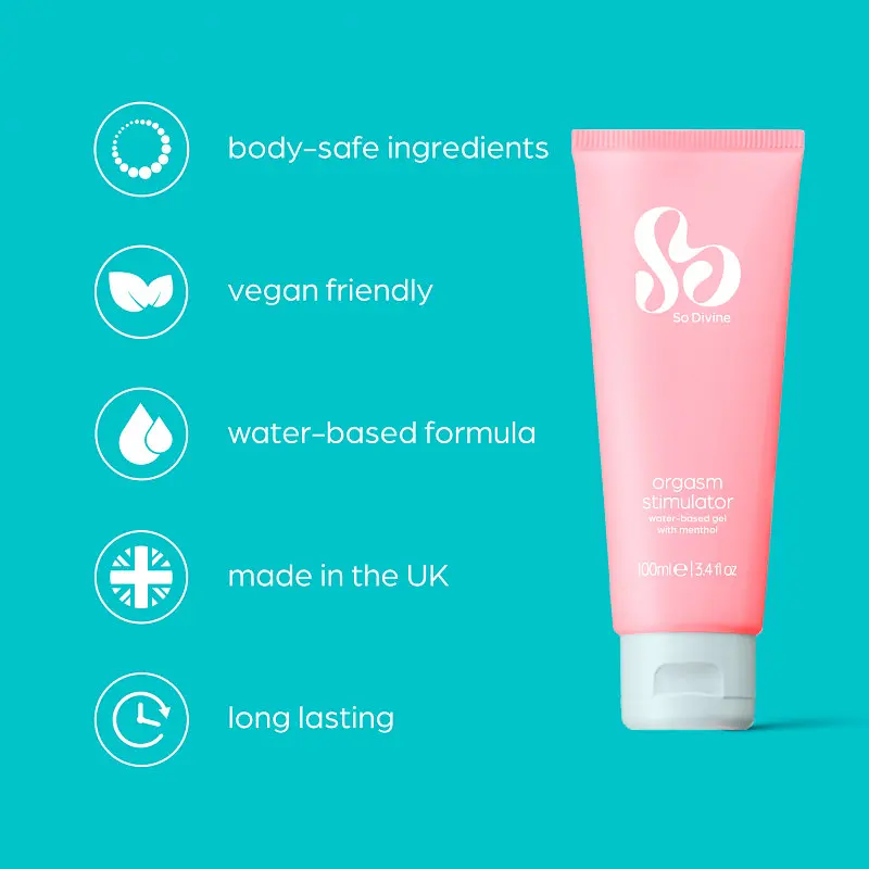 Гель для стимуляції оргазму Orgasm Stimulating Gel, 100 мл So Divine (Велика Британія) So Divine 621561 103294 - фото 4