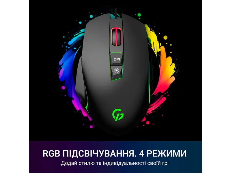 Миша GamePro Nitro USB Black (GM365) - фото 8