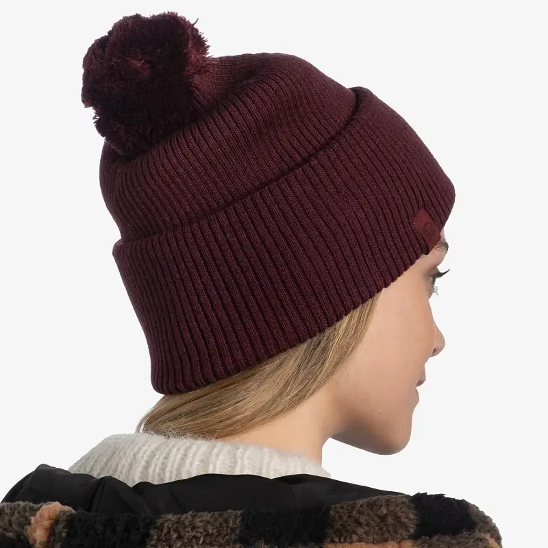 Шапка Buff Khitted Hat Tim Maroon (1033-BU 126463.632.10.00) - фото 4