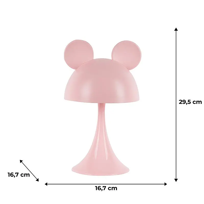 Світильник-нічник Kite LED з акумулятором Simple Mouse рожевий (K25-317-2-2) - фото 5