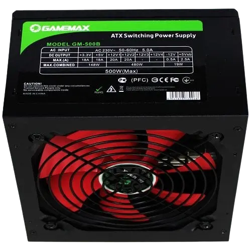 Блок живлення GameMax GM-500B 500W (GM-500B) - фото 2