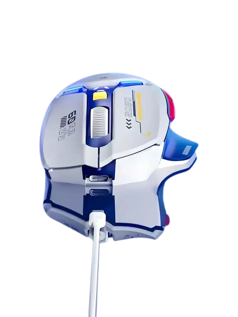 Мышь INPHIC IN9 White-Blue - фото 3