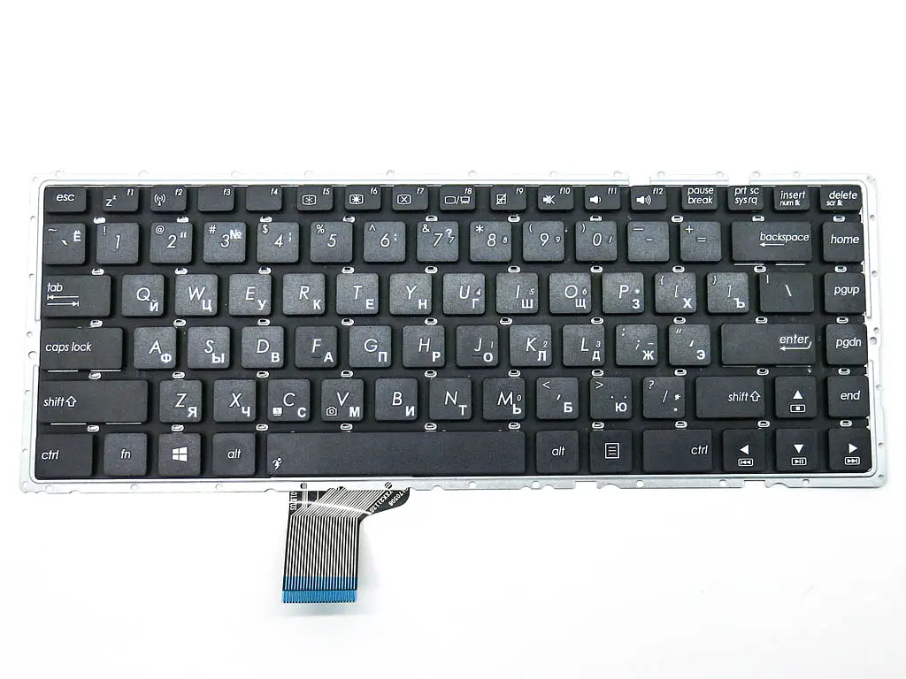 Клавіатура для ASUS A401, A401L, K401, K401L, K401LB, K401UB (UA Black без рамки). - фото 3