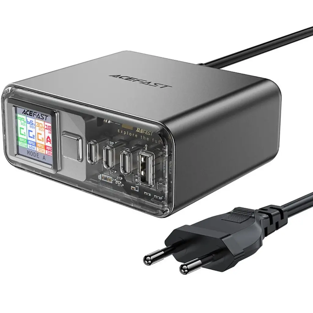 Зарядний пристрій Acefast 4xUSB 218W (3xUSB-C + USB-A) Gan Z4 Fast Charger (6974316282587) - фото 9