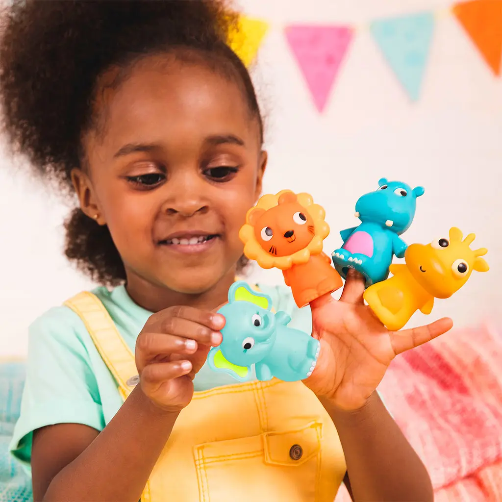 Набір ляльок для пальчикового театру Battat Потішна компанія (BX1740Z) - фото 4