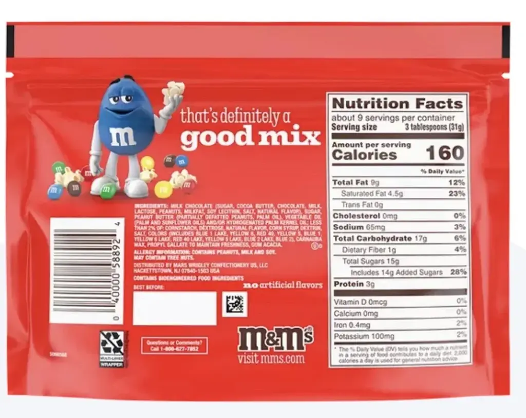 Драже M&M'S Minis Peanut Butter, 240г - фото 2