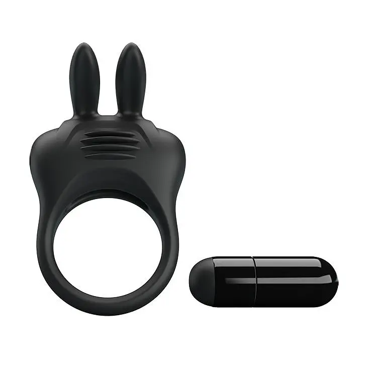 Ерекційне кільце Pretty Love Davion Penis Ring 7.4 см чорний - фото 2