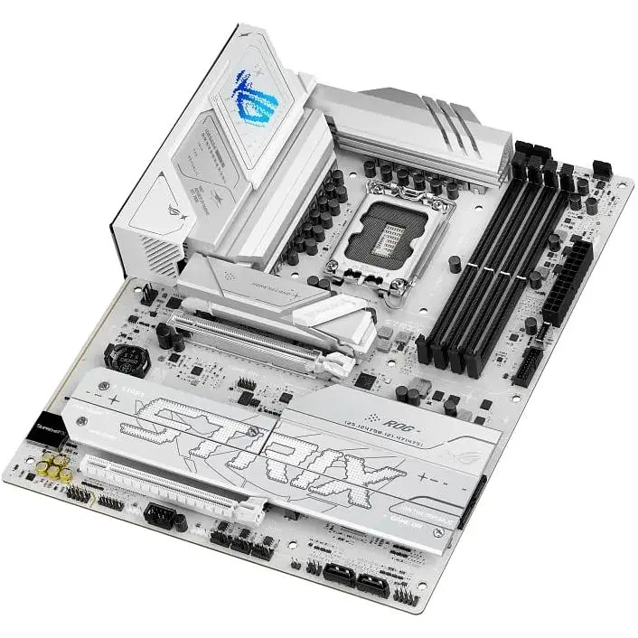 Материнская плата Asus Rog Strix B860-A Gaming WIFI s1851 B860 4xDDR5 M.2 DP HDMI USB Type-C Wi-Fi BT ATX белый - фото 7