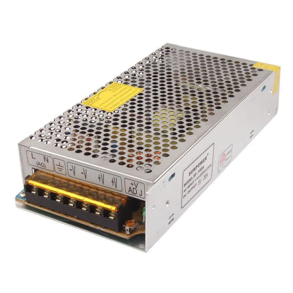 Импульсный блок питания 12 В 10 A (120 W) перфорированный SLIM - фото 4