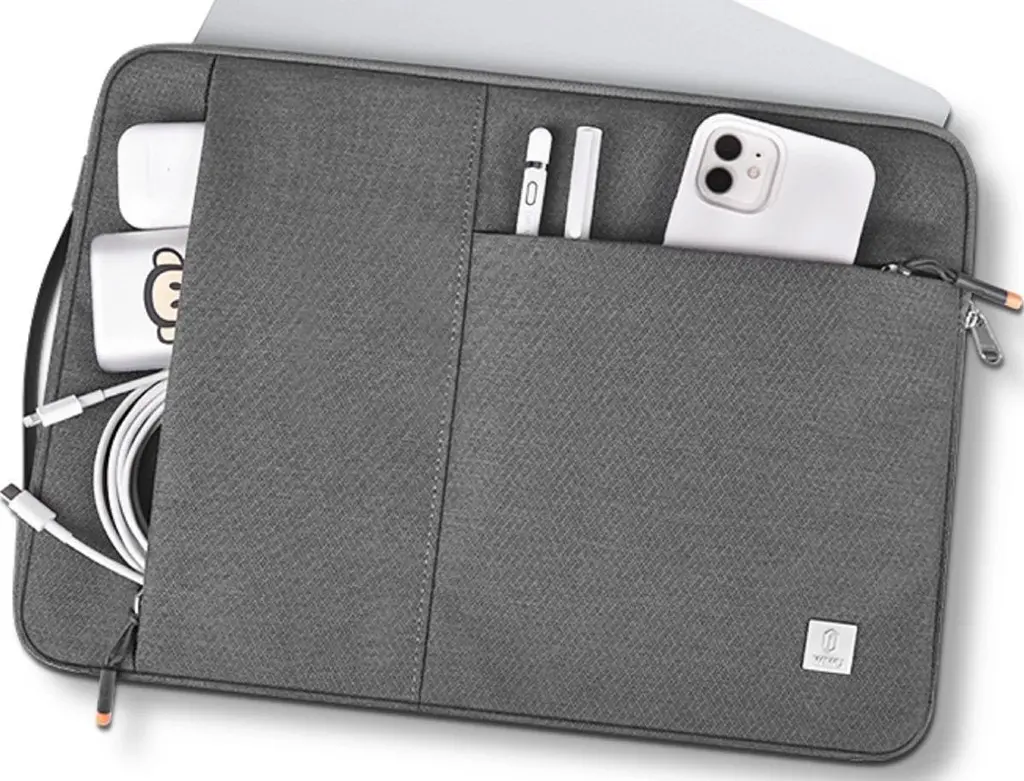 Чохол-сумка WiWU Alpha Slim Sleeve для Apple MacBook 15.6`/16` Grey [77773] - фото 3
