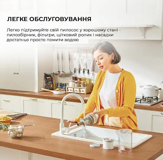 Акумуляторний пилосос Dreame Cordless Vacuum Cleaner U10 VPV20A Pink - фото 4
