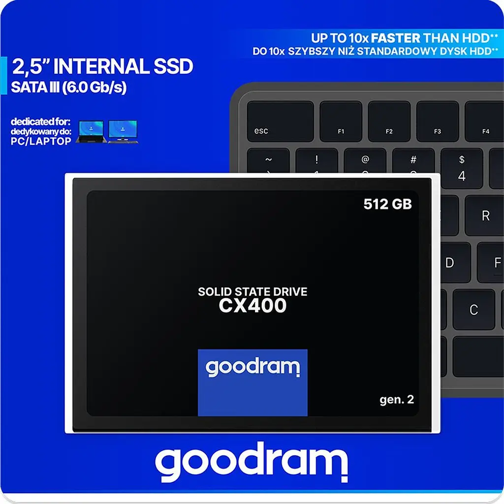 SSD накопичувач Goodram CX400 Gen.2 512 GB (SSDPR-CX400-512-G2) [100633] - фото 6