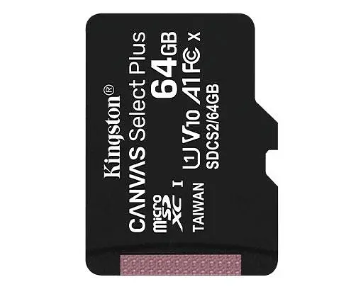 Картка пам'яті Kingston MicroSDXC 64 GB UHS-I A1 (клас 10) без адаптера - фото 2