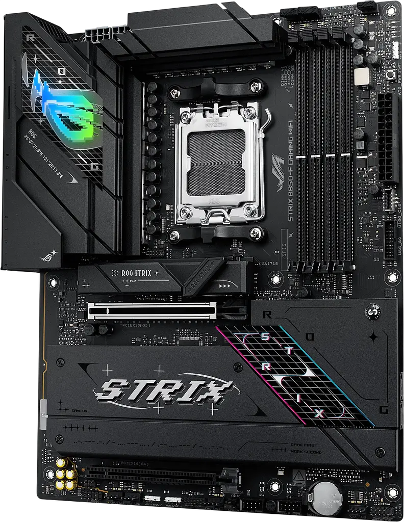 Материнcька плата Asus B850-F ROG Strix Gaming Wi-Fi Socket AM5 (ROG STRIX B850-F GAMING WIFI) Б/В - фото 2