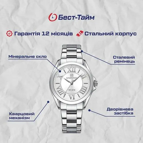 Жіночий наручний годинник Naviforce Lima - фото 4