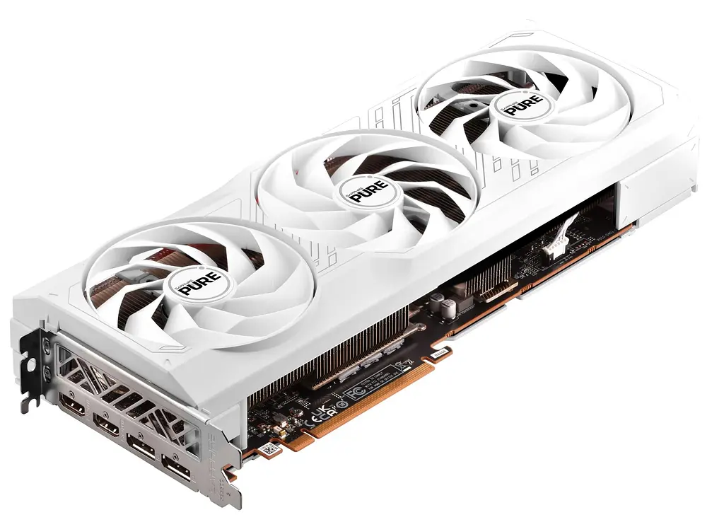 Відеокарта Sapphire AMD Radeon RX 7700 XT PURE GAMING OC 12GB (11335-97-90G) (11335-03-20G) (GDDR6, 192 bit, PCI-E v4.0 x16) FR - фото 2