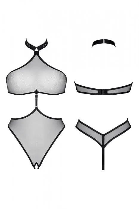 Боді Demoniq LadyX Nieve XL чорний - фото 6