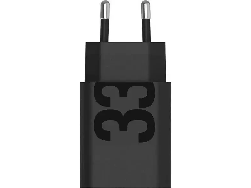 Мережевий зарядний пристрій Motorola Wall Charger 33 W with USB-C Cable 1 м Black (MC-332L) - фото 2