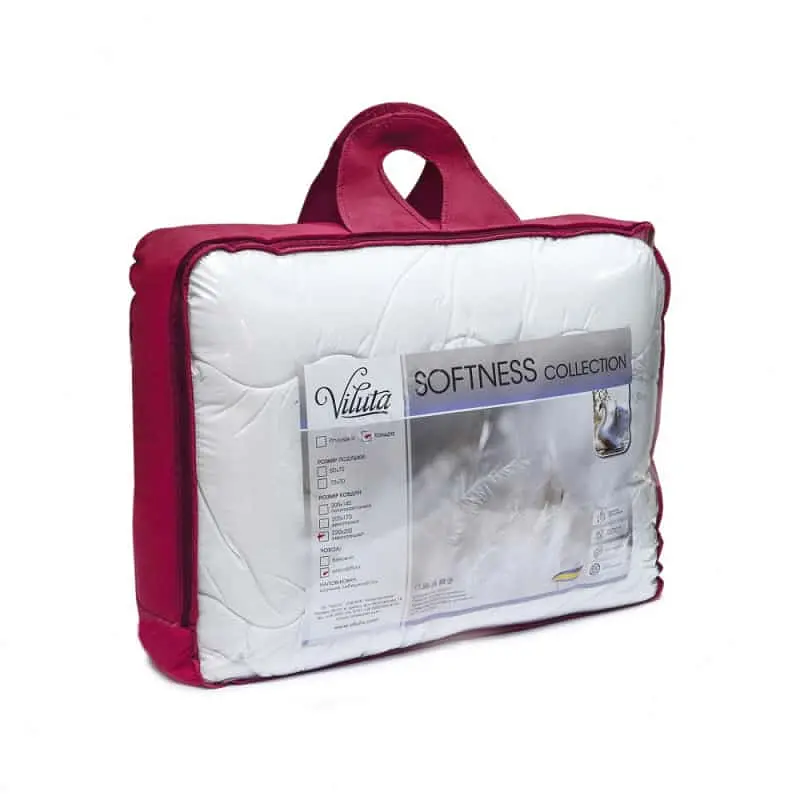 Ковдра Viluta 200х220 Soft зі штучного лебединого пуху зимова ковдра_soft_220*200 - фото 2
