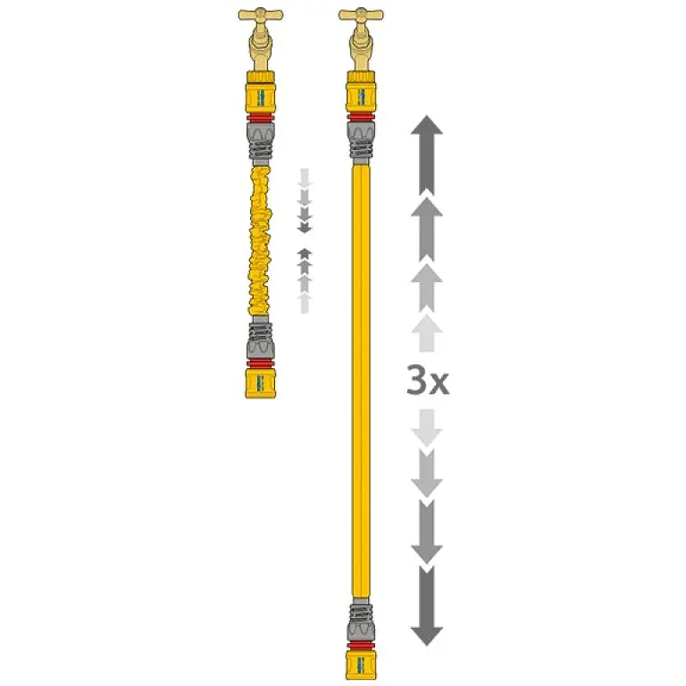 Шланг для полива Hozelock Superhoze, растягивающийся, 15 м, d=15 мм (8215) - фото 3