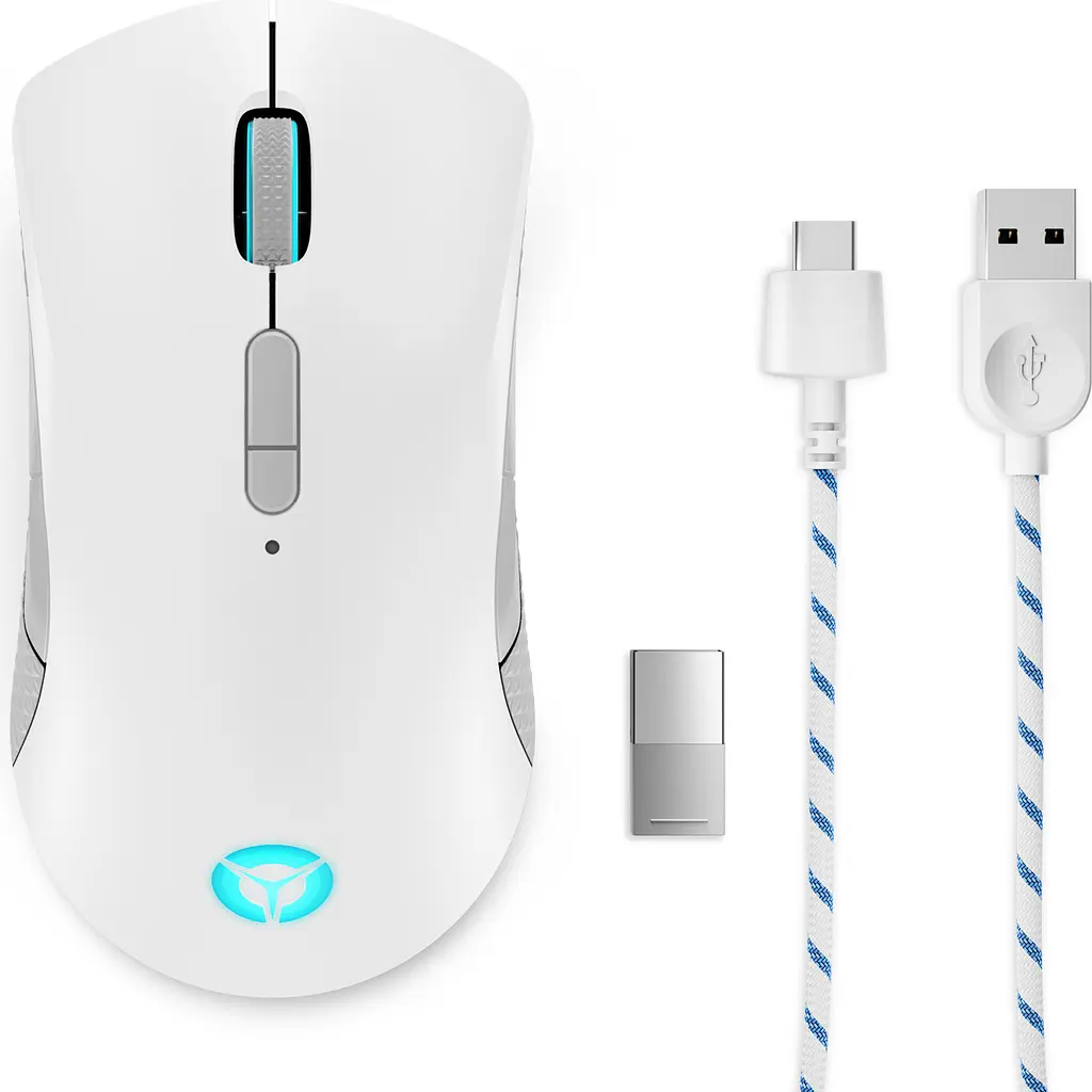 Мышь Lenovo Legion M600 RGB Wireless Stingrey White [GY51C96033] [97916] - фото 12