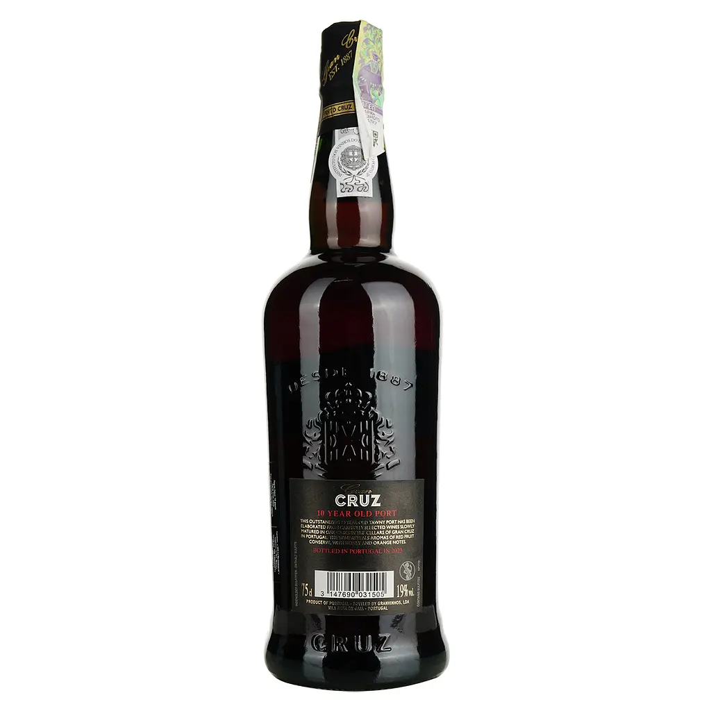 Портвейн Porto Cruz 10 YO 19% 0.75 л - фото 5