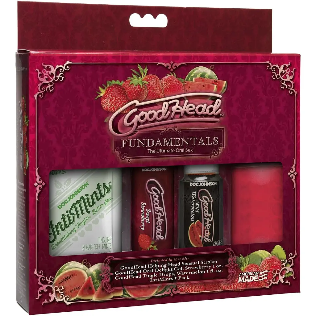 Набір для мінету Doc Johnson GoodHead FundaMentals Kit - фото 2