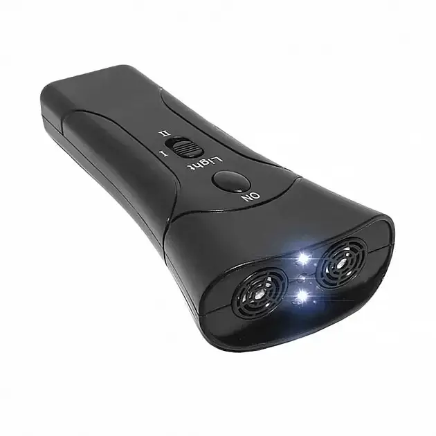 Ультразвуковий відлякувач собак LESKO MT-651 BLACK з ліхтариком і функцією тренування - фото 3